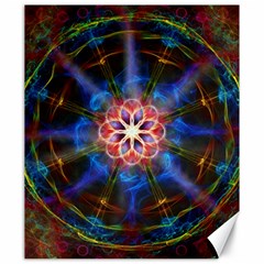 Mandala Pattern Kaleidoscope Canvas 20  X 24  by Simbadda