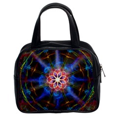 Mandala Pattern Kaleidoscope Classic Handbag (two Sides) by Simbadda