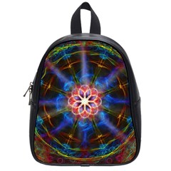 Mandala Pattern Kaleidoscope School Bag (small) by Simbadda