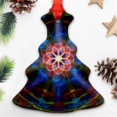 Mandala Pattern Kaleidoscope Christmas Tree Ornament (two Sides)