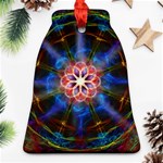 Mandala Pattern Kaleidoscope Bell Ornament (Two Sides) Front