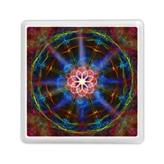 Mandala Pattern Kaleidoscope Memory Card Reader (square)