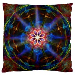 Mandala Pattern Kaleidoscope Large Cushion Case (one Side)