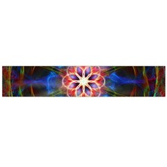 Mandala Pattern Kaleidoscope Large Flano Scarf 