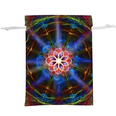 Mandala Pattern Kaleidoscope  Lightweight Drawstring Pouch (xl)