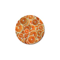 Oranges Background Texture Pattern Golf Ball Marker (10 Pack) by Simbadda