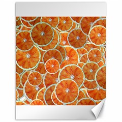 Oranges Background Texture Pattern Canvas 18  X 24  by Simbadda