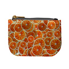 Oranges Background Texture Pattern Mini Coin Purse by Simbadda