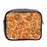 Oranges Background Texture Pattern Mini Toiletries Bag (Two Sides) Back