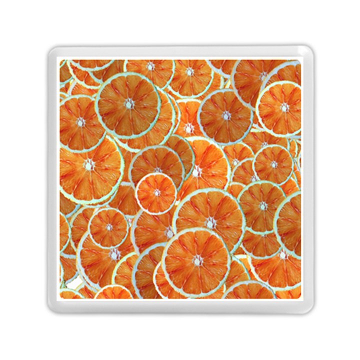 Oranges Background Texture Pattern Memory Card Reader (Square)