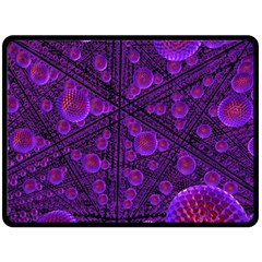 Spheres Combs Structure Regulation Fleece Blanket (large)  by Simbadda