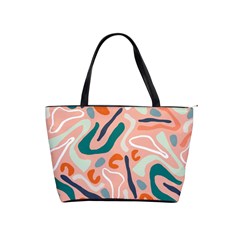 Organic Forms And Lines Seamless Pattern Classic Shoulder Handbag by Vaneshart