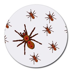 Insect Spider Wildlife Round Mousepads