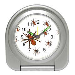 Insect Spider Wildlife Travel Alarm Clock by Mariart