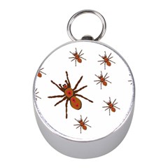 Insect Spider Wildlife Mini Silver Compasses by Mariart