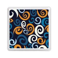 Colorful Curves Pattern Memory Card Reader (square) by Vaneshart