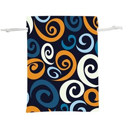 Colorful Curves Pattern  Lightweight Drawstring Pouch (xl)