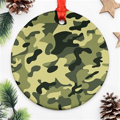 Army Camo Pattern Ornament (Round)