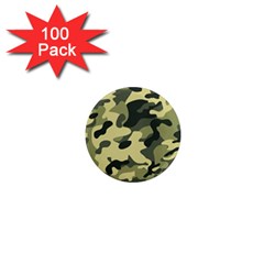 Army Camo Pattern 1  Mini Magnets (100 pack) 