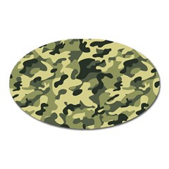 Army Camo Pattern Oval Magnet