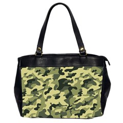 Army Camo Pattern Oversize Office Handbag (2 Sides)