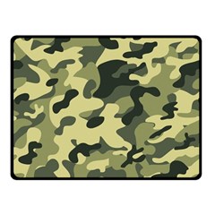 Army Camo Pattern Fleece Blanket (Small)