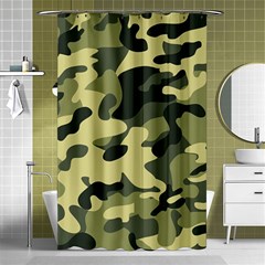 Army Camo Pattern Shower Curtain 48  x 72  (Small) 