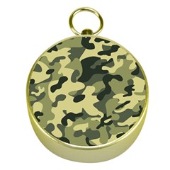 Army Camo Pattern Gold Compasses