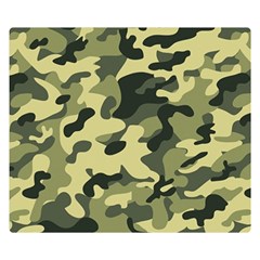 Army Camo Pattern Double Sided Flano Blanket (Small) 