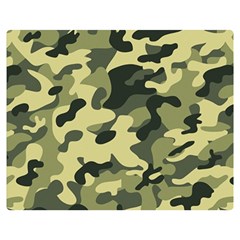 Army Camo Pattern Double Sided Flano Blanket (Medium) 