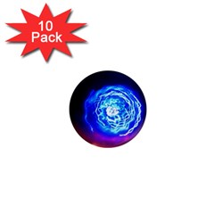 Light Circle Ball Sphere Organ Shape Physics Volgariver Ununseptium Z117 Unoptanium Island 1  Mini Magnet (10 Pack)  by Vaneshart