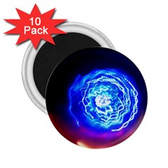 Light Circle Ball Sphere Organ Shape Physics Volgariver Ununseptium Z117 Unoptanium Island 2 25  Magnets (10 Pack)  by Vaneshart