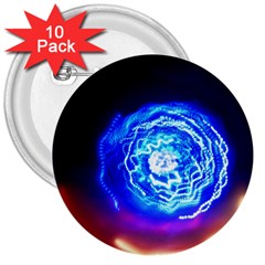 Light Circle Ball Sphere Organ Shape Physics Volgariver Ununseptium Z117 Unoptanium Island 3  Buttons (10 Pack)  by Vaneshart