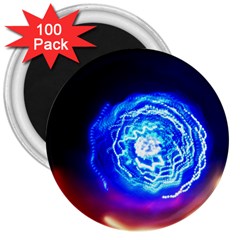 Light Circle Ball Sphere Organ Shape Physics Volgariver Ununseptium Z117 Unoptanium Island 3  Magnets (100 Pack) by Vaneshart