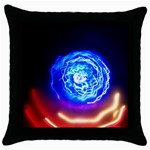 Light Circle Ball Sphere Organ Shape Physics Volgariver Ununseptium Z117 Unoptanium Island Throw Pillow Case (Black) Front