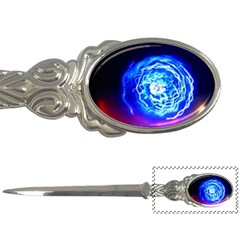 Light Circle Ball Sphere Organ Shape Physics Volgariver Ununseptium Z117 Unoptanium Island Letter Opener by Vaneshart