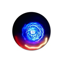 Light Circle Ball Sphere Organ Shape Physics Volgariver Ununseptium Z117 Unoptanium Island Magnet 3  (round) by Vaneshart