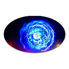 Light Circle Ball Sphere Organ Shape Physics Volgariver Ununseptium Z117 Unoptanium Island Oval Magnet by Vaneshart