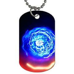 Light Circle Ball Sphere Organ Shape Physics Volgariver Ununseptium Z117 Unoptanium Island Dog Tag (one Side) by Vaneshart