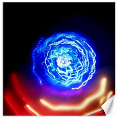 Light Circle Ball Sphere Organ Shape Physics Volgariver Ununseptium Z117 Unoptanium Island Canvas 20  X 20  by Vaneshart