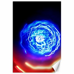 Light Circle Ball Sphere Organ Shape Physics Volgariver Ununseptium Z117 Unoptanium Island Canvas 20  X 30  by Vaneshart