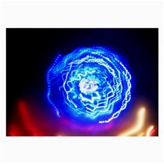 Light Circle Ball Sphere Organ Shape Physics Volgariver Ununseptium Z117 Unoptanium Island Large Glasses Cloth by Vaneshart