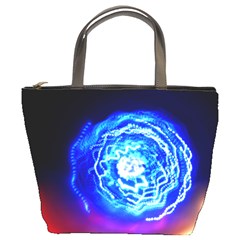 Light Circle Ball Sphere Organ Shape Physics Volgariver Ununseptium Z117 Unoptanium Island Bucket Bag by Vaneshart