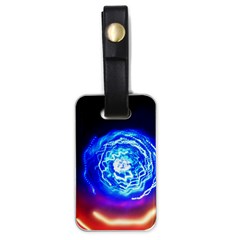 Light Circle Ball Sphere Organ Shape Physics Volgariver Ununseptium Z117 Unoptanium Island Luggage Tag (one Side) by Vaneshart