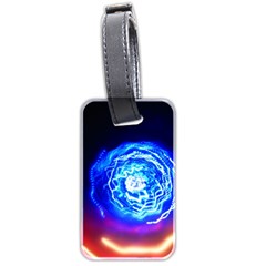 Light Circle Ball Sphere Organ Shape Physics Volgariver Ununseptium Z117 Unoptanium Island Luggage Tag (two Sides) by Vaneshart