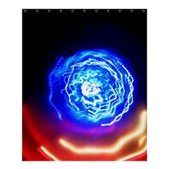 Light Circle Ball Sphere Organ Shape Physics Volgariver Ununseptium Z117 Unoptanium Island Shower Curtain 60  X 72  (medium)  by Vaneshart