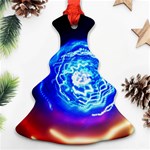 Light Circle Ball Sphere Organ Shape Physics Volgariver Ununseptium Z117 Unoptanium Island Ornament (Christmas Tree)  Front