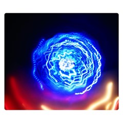 Light Circle Ball Sphere Organ Shape Physics Volgariver Ununseptium Z117 Unoptanium Island Double Sided Flano Blanket (small)  by Vaneshart