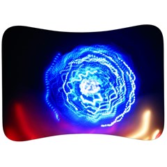 Light Circle Ball Sphere Organ Shape Physics Volgariver Ununseptium Z117 Unoptanium Island Velour Seat Head Rest Cushion by Vaneshart