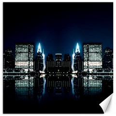 Night City Landscape Canvas 12  X 12  by Vaneshart